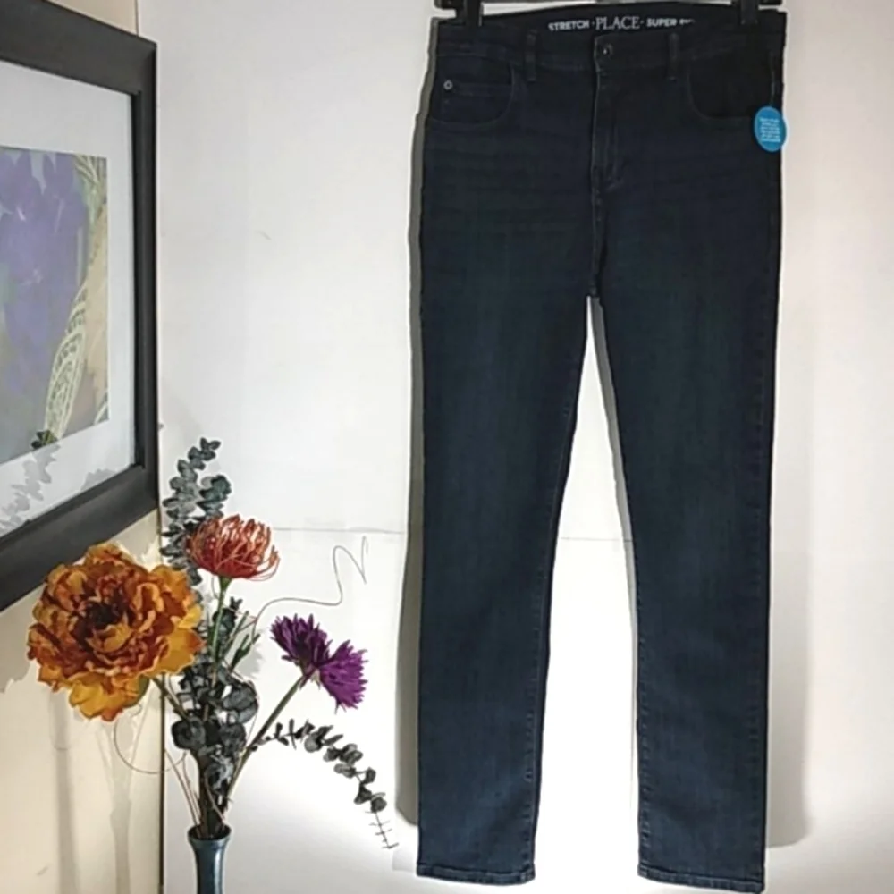 THE CHILDREN'S PLACE NWT SUPER SKINNY STRETCH JEANS SIZE 14 GIRLS
